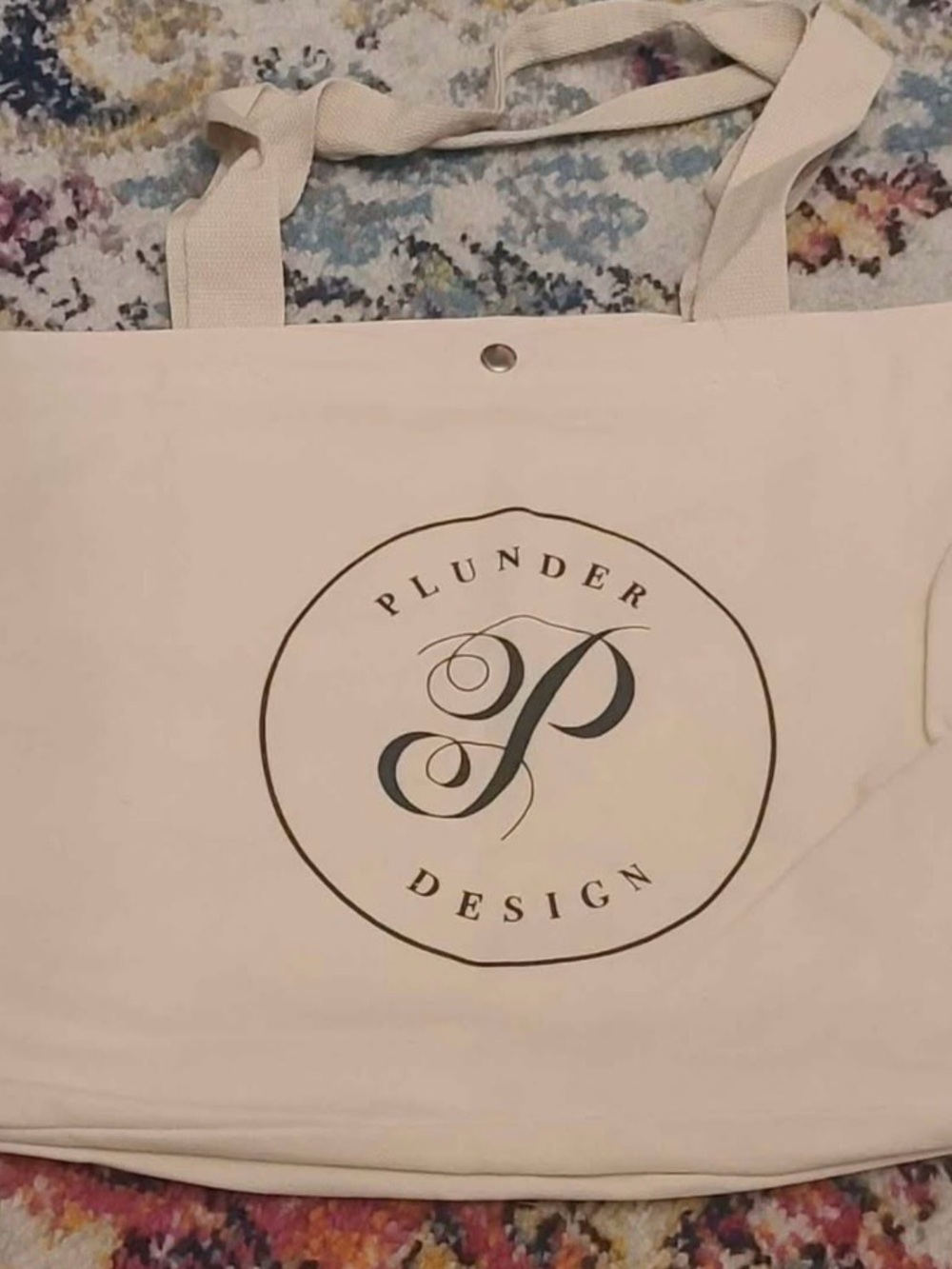 Plunder canvas carry all tote bag utility bag New